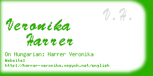 veronika harrer business card